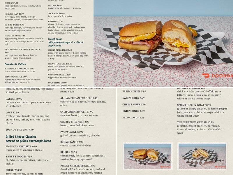 Retro Kitchen Menu