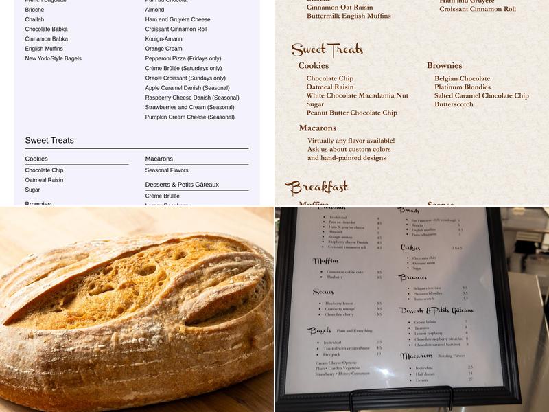 Le Petit Gateau Menu