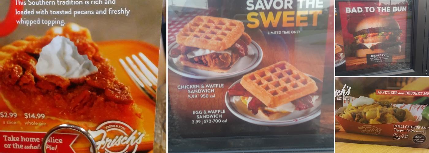 Frisch's Big Boy Menu