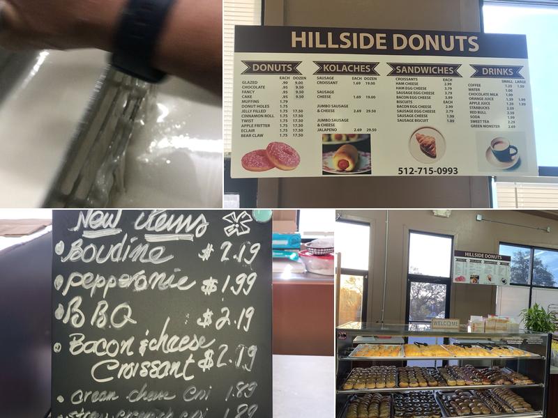 Hillside Donuts Menu