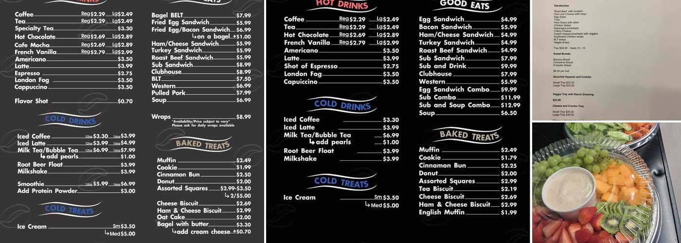 Johny's Java Menu