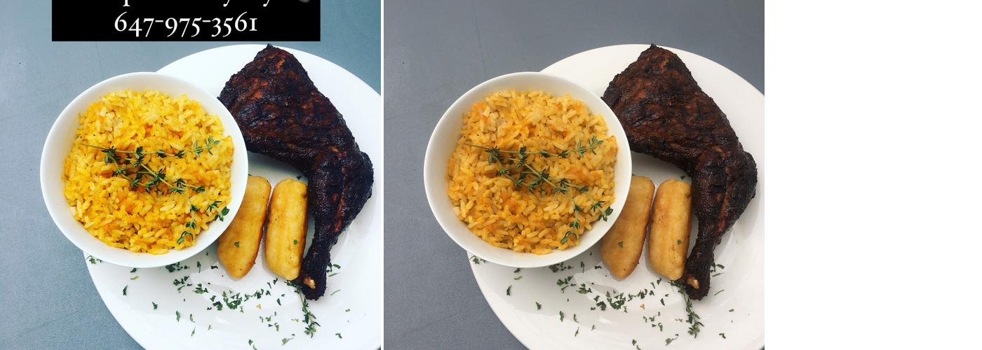 S & B Jamaican Catering Kitchen Menu