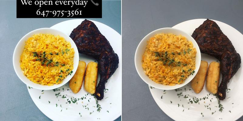 S & B Jamaican Catering Kitchen Menu