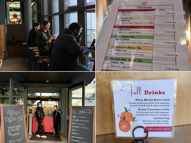 Refuge Coffee Co. Midtown Menu