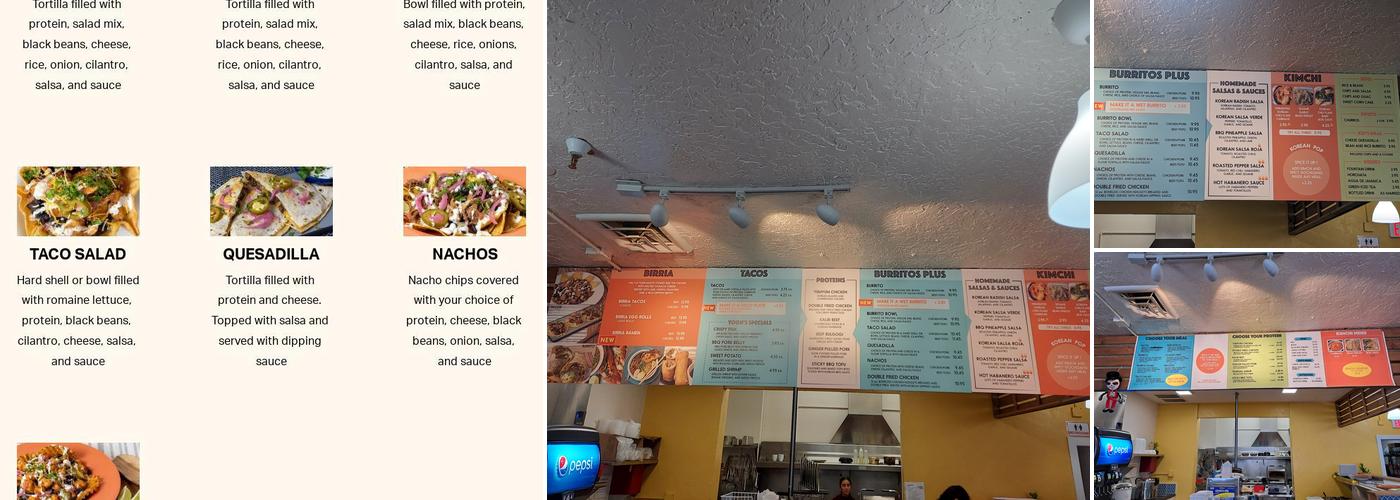 Taco Mogo Menu