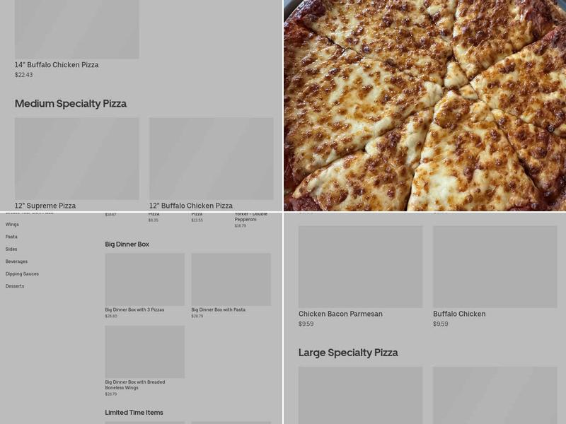 Pizza Hut Menu