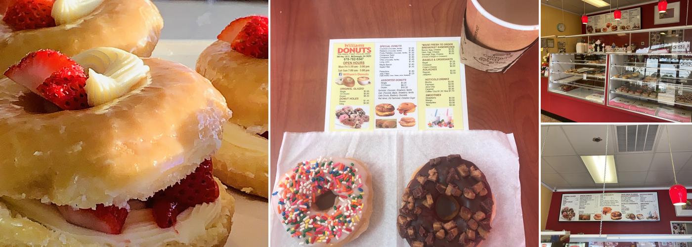 William’s Donuts Menu