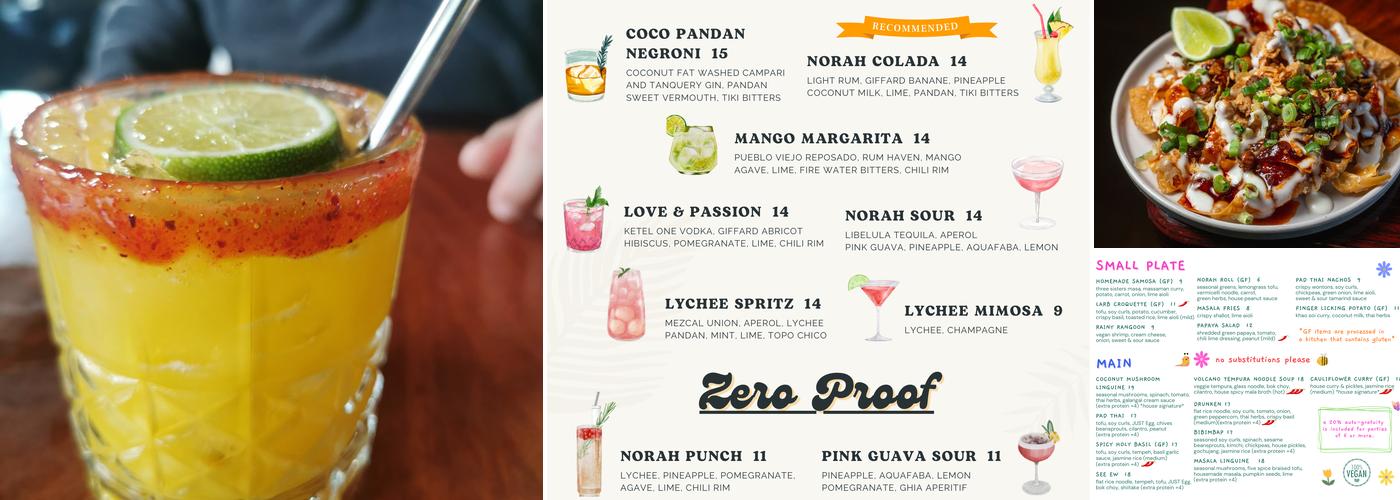 Norah Menu