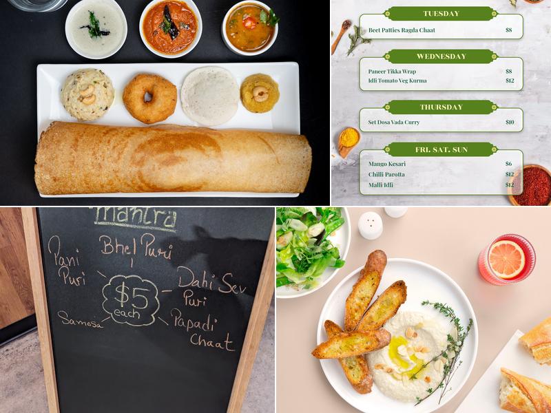 mantra - vegan & vegetarian Menu