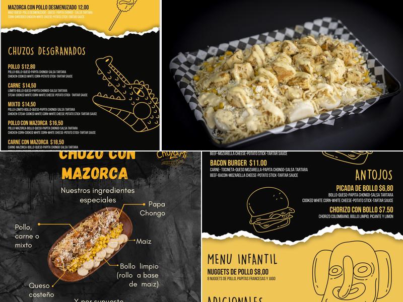 Chuzami Fast Food Menu