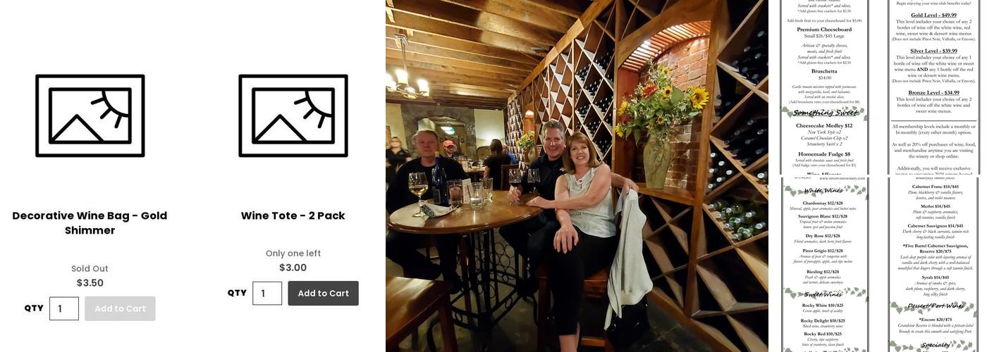 Silver Vines Winery - Arvada Menu