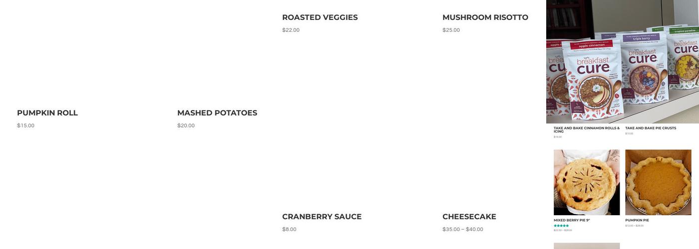 Vanilla Jill's Ice Creamery Menu