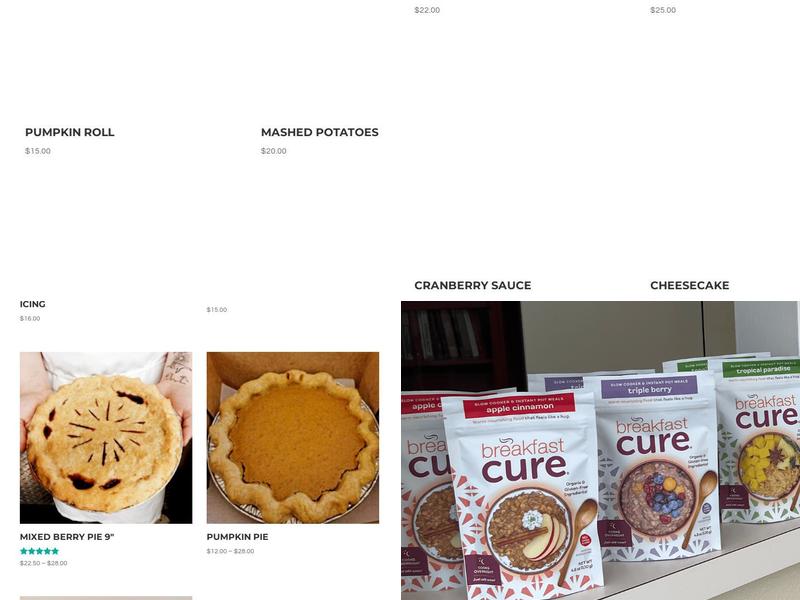 Vanilla Jill's Ice Creamery Menu