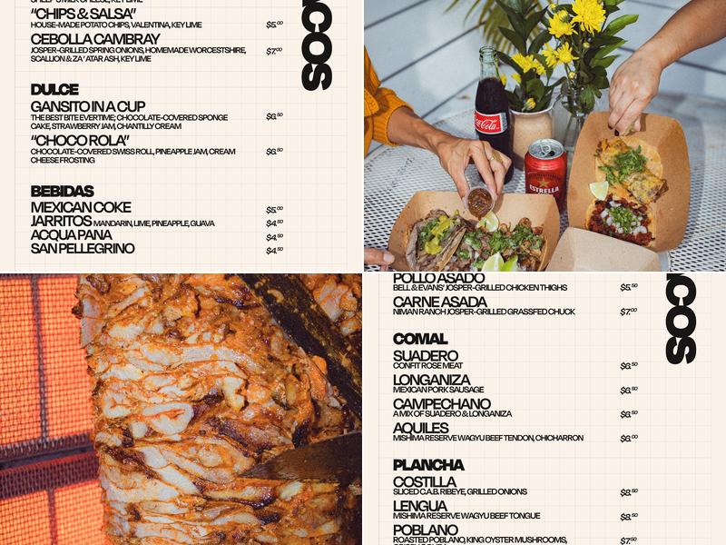 The Wolf Of Tacos Menu