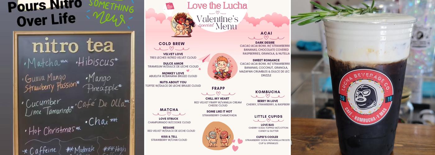 Lucha Kombucha Menu