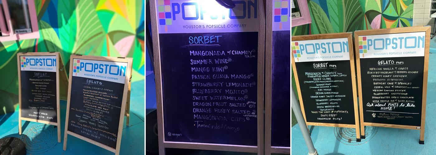 Popston Menu