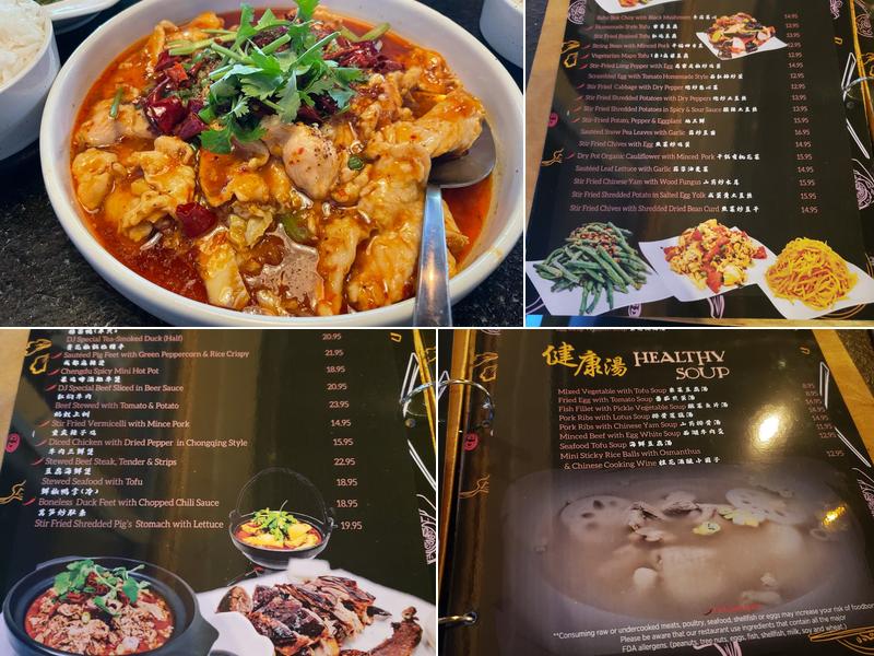 DJ Kitchen Menu