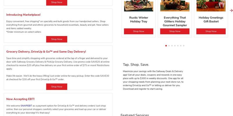 Safeway Menu