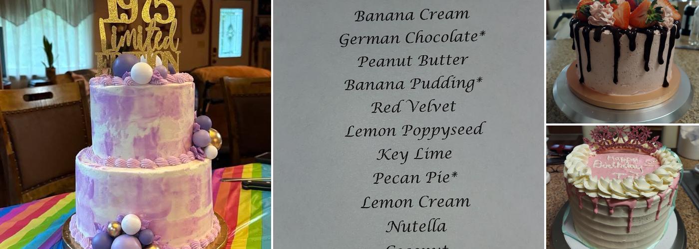 Sonya's Cheesecakes and Desserts Menu