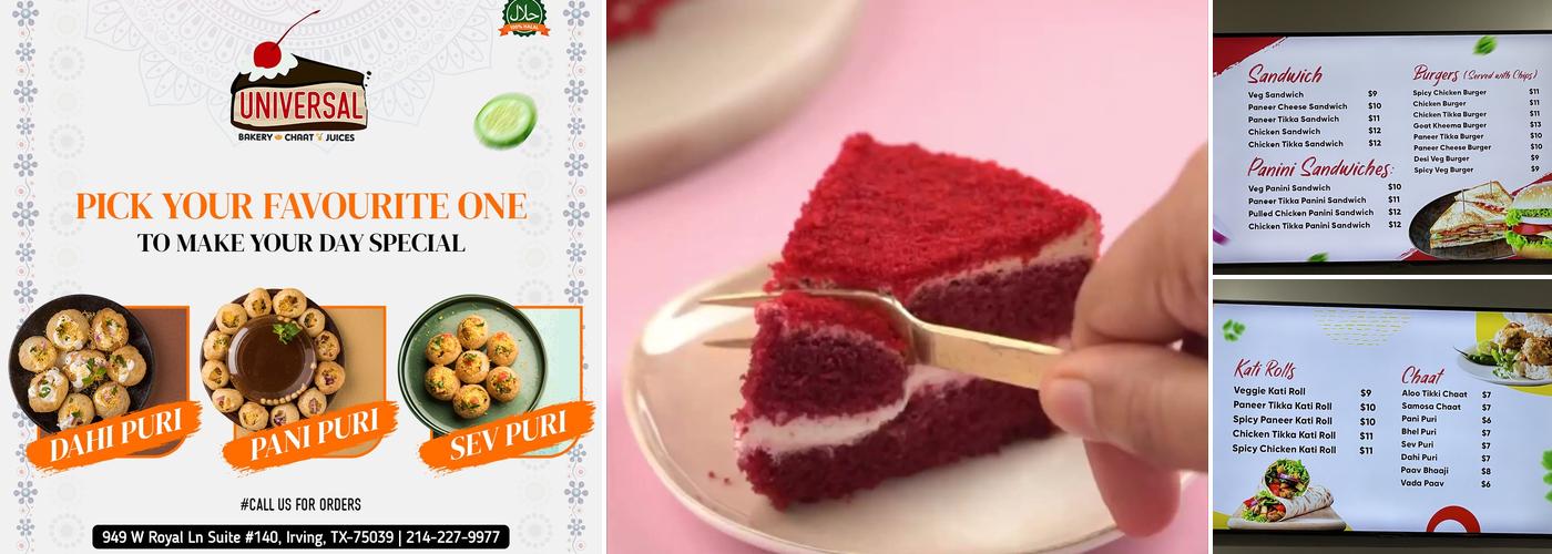Universal Bakery Menu
