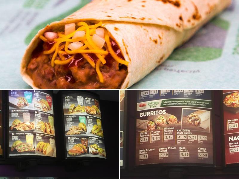 Taco Bell Menu