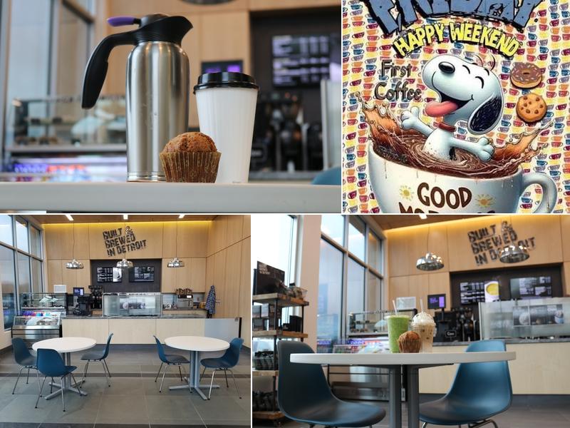 Built & Brewed In Detroit Coffee Bar (Inside Michigan First Credit Union)