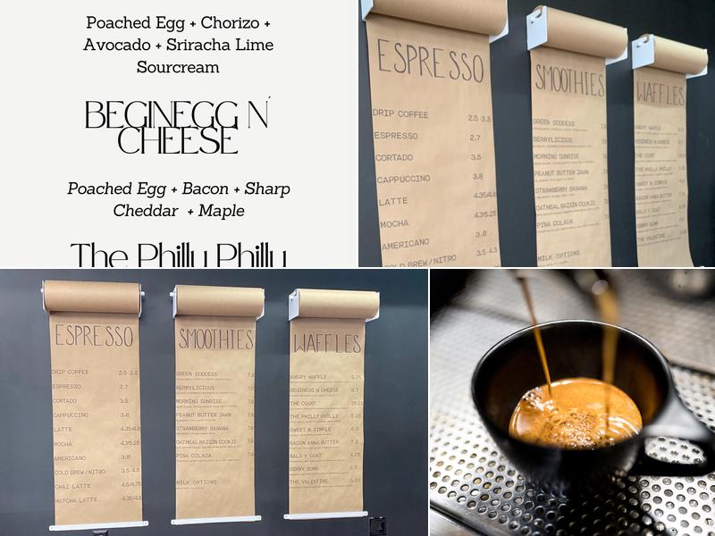 Top Hat Coffee Lounge Menu