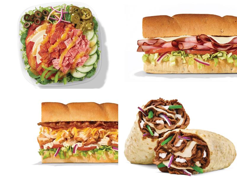 Subway Menu