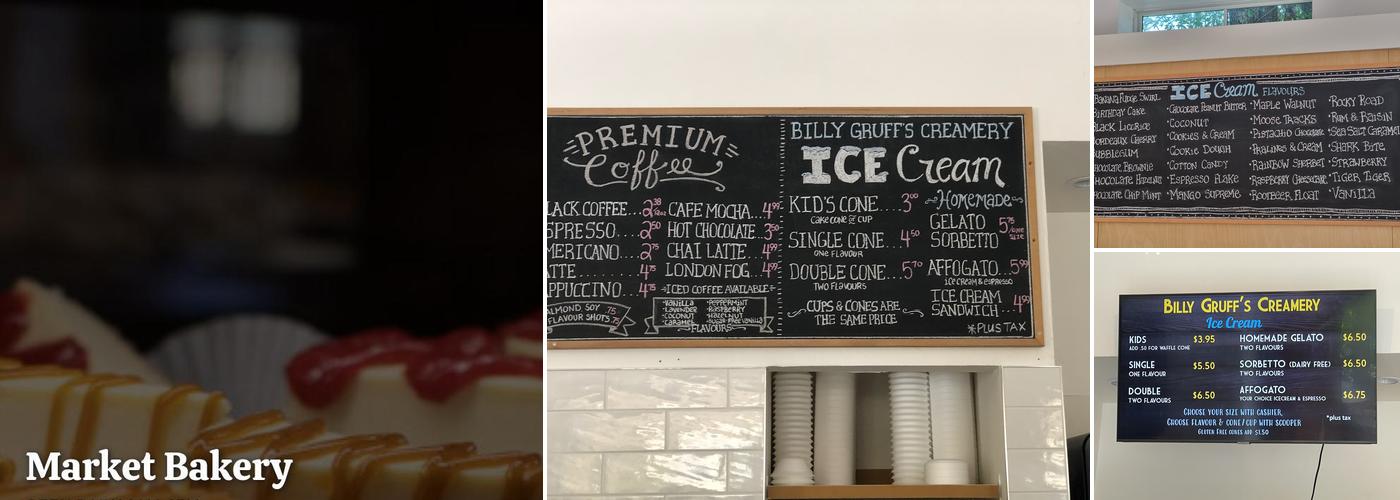 Billy Gruff Creamery & Bistro Menu