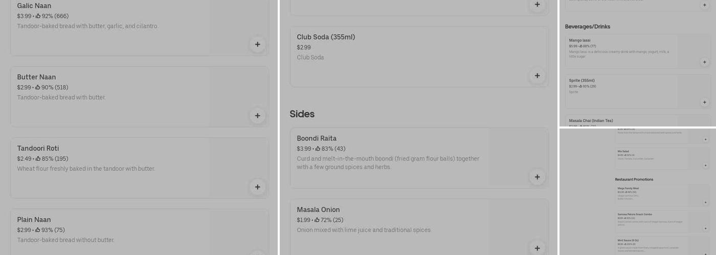 The Perfect Bite Menu