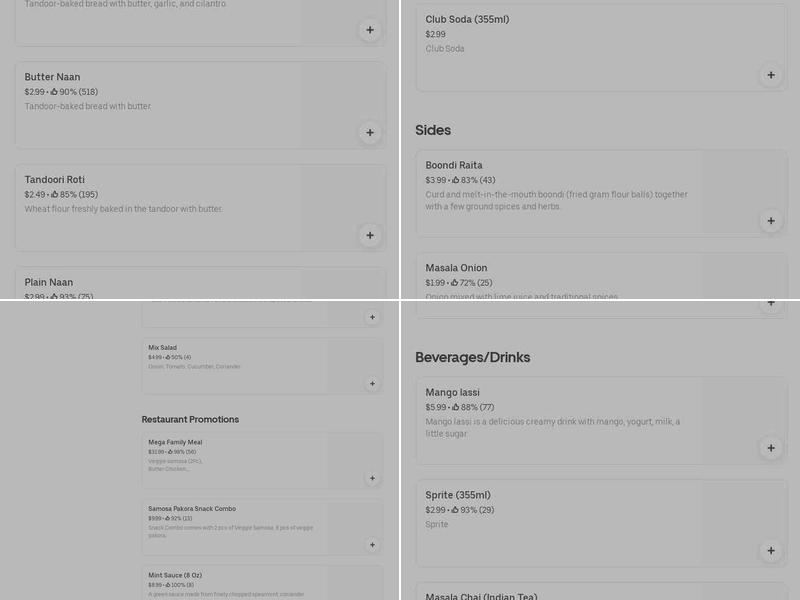 The Perfect Bite Menu