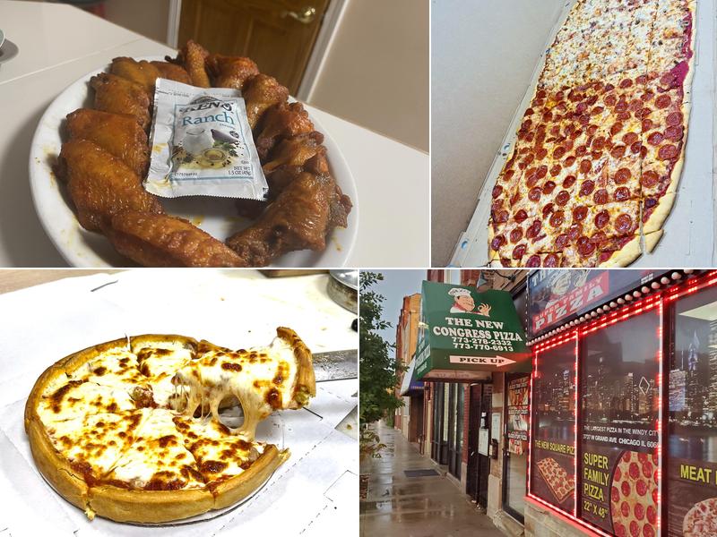 The New Congress Pizza 3737 W Grand Ave, Chicago