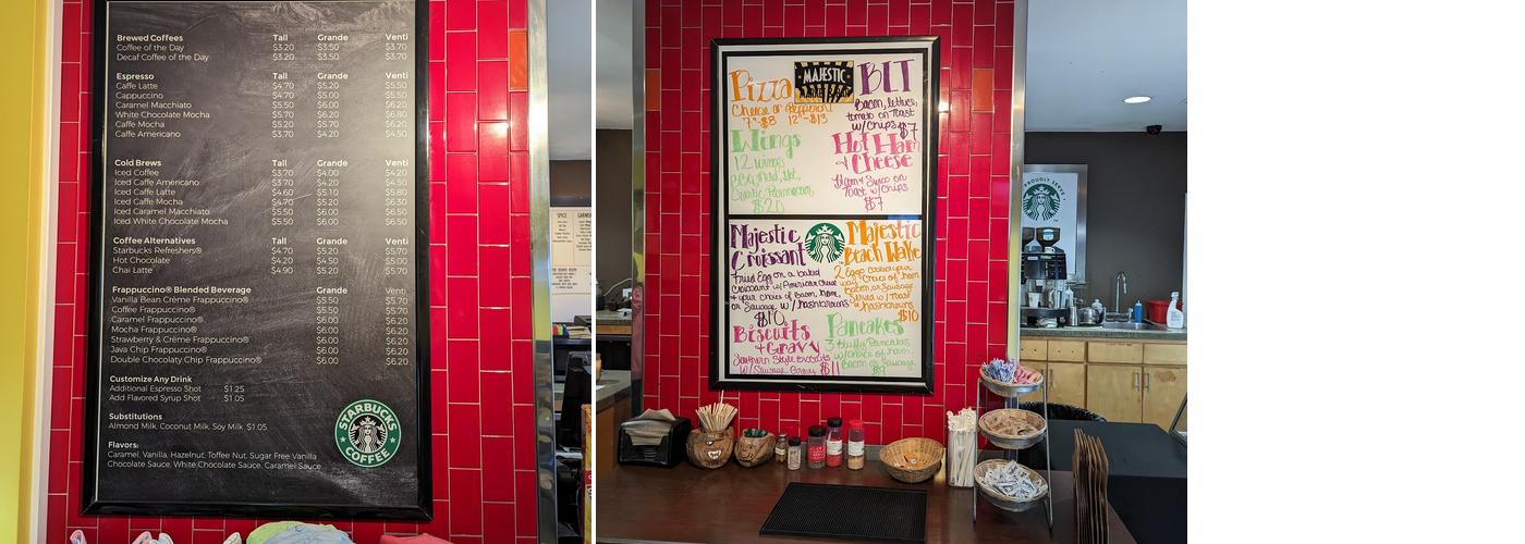 Majestic Market & Bar Menu