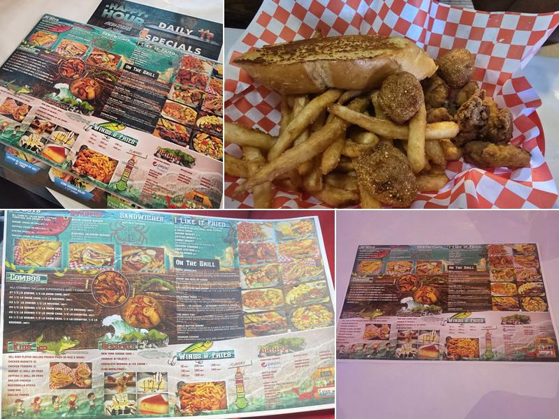 Cajun Crabs & Shrimp #3 Menu