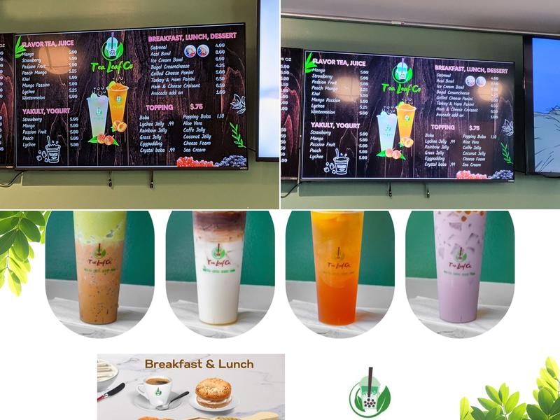 Tea Leaf Co. - Downey Menu