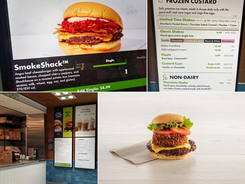 Shake Shack Walnut Creek Menu