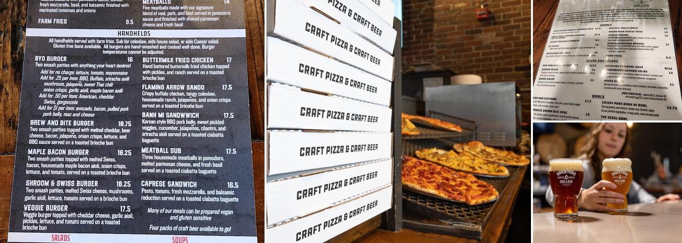 Brickyard Hollow Brewing Company Menu