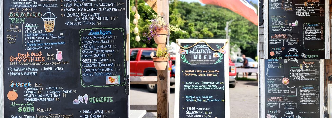 The Hidden Cafe Menu