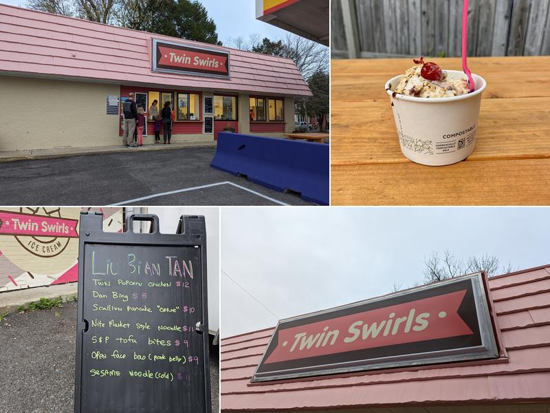 Twin Swirls Ice Cream