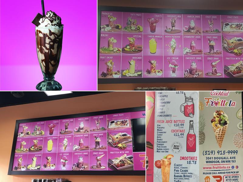 Cocktail Fruittela Menu