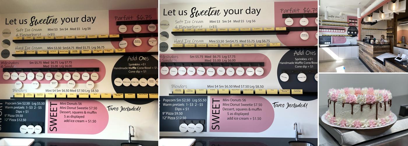 The Sweet Life WC Menu