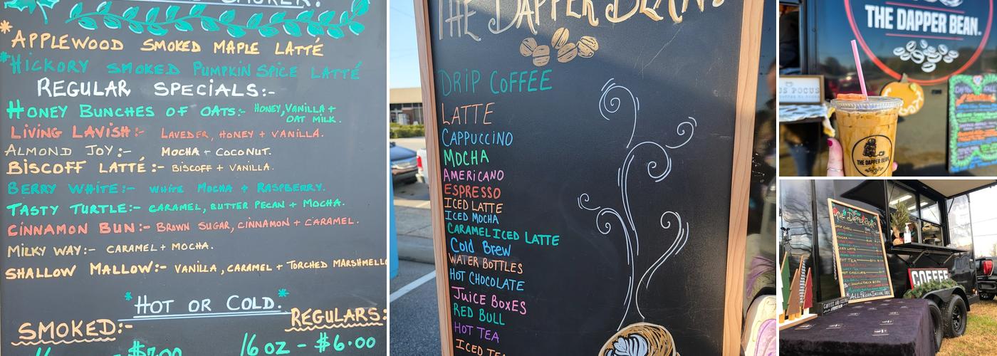 The Dapper Bean Menu