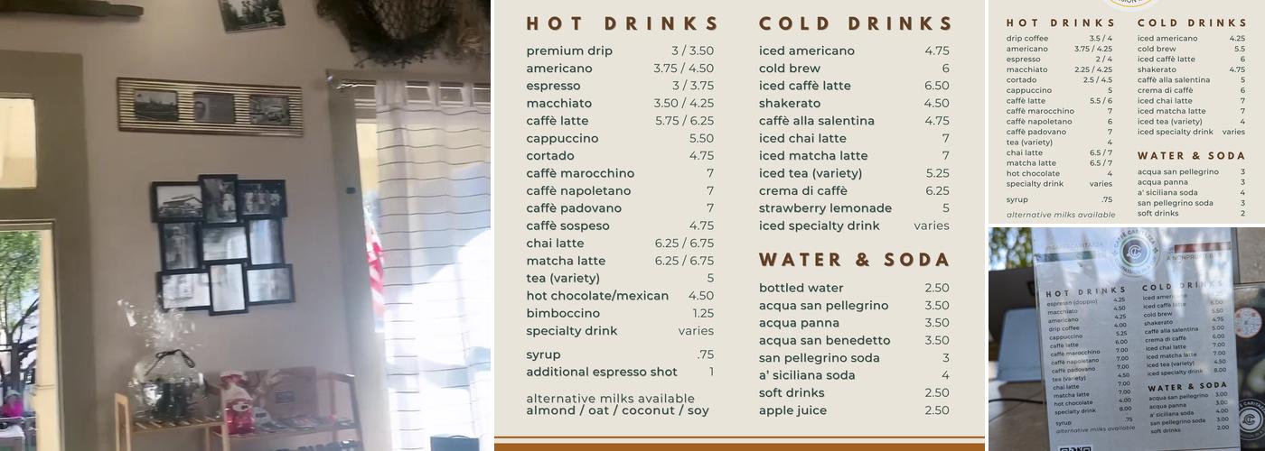 AMICIBAR Menu
