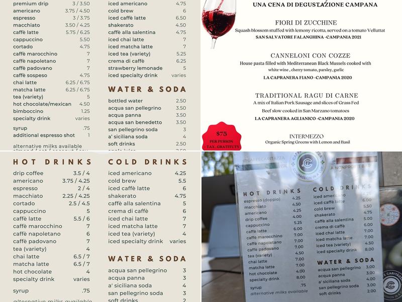 AMICIBAR Menu
