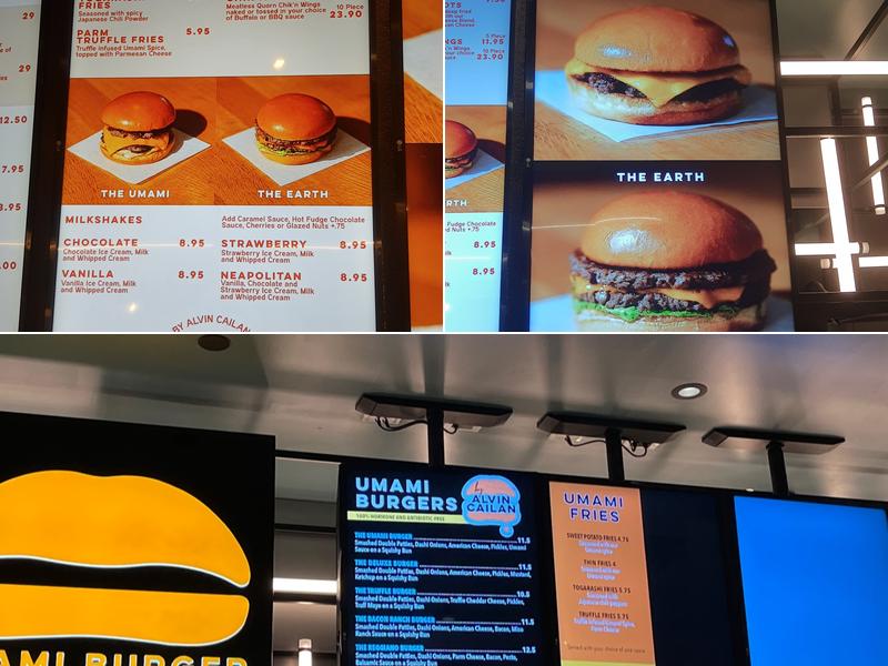 Umami Burger Menu