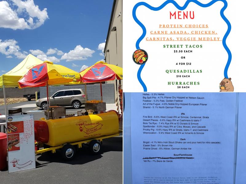 The Prairie Patio at Wren House Menu