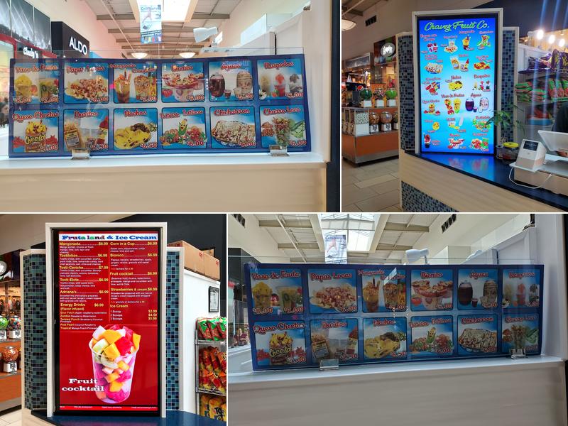 Fruta Land & Ice Cream Menu