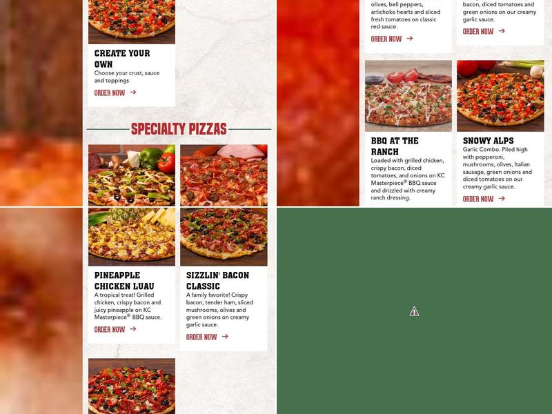 Mountain Mike's Pizza Menu