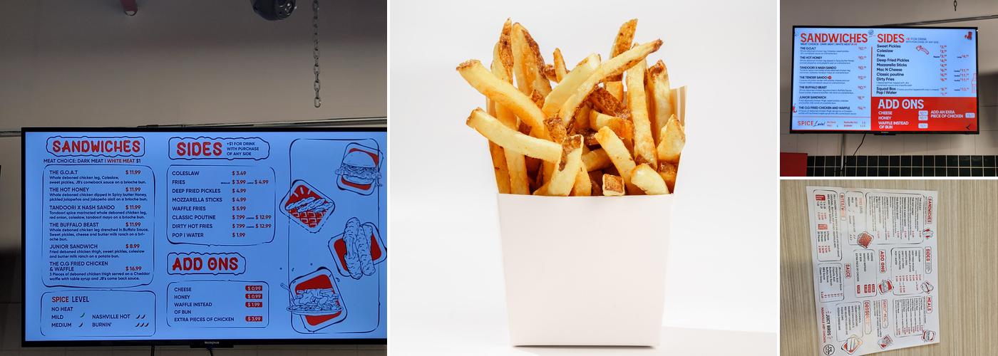 Juicy Birds Nashville Hot Chicken (Pickering) Menu