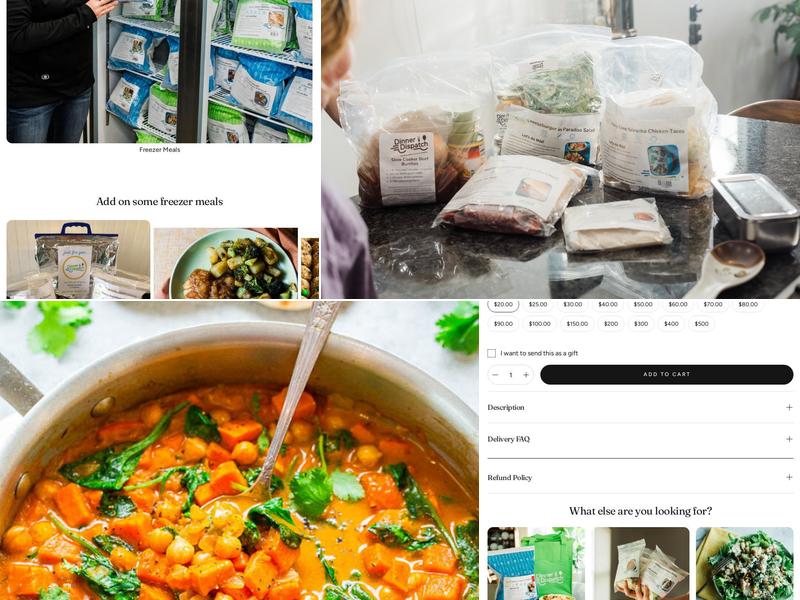 Dinner Dispatch Menu